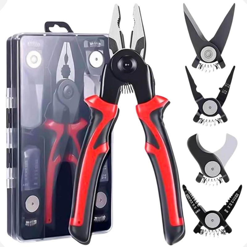 Alicate 5 em 1 multifuncional universal kit 5 pontas troca pontas